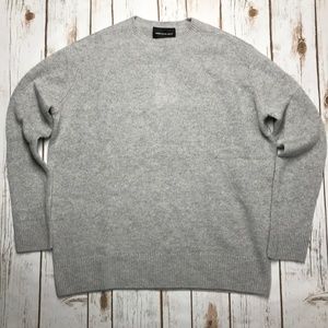 Something Navy Cashmere & Silk Crewneck Sz XS NWT